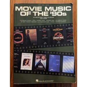 Movie Music of the '90s Sheet Music 49 Selections